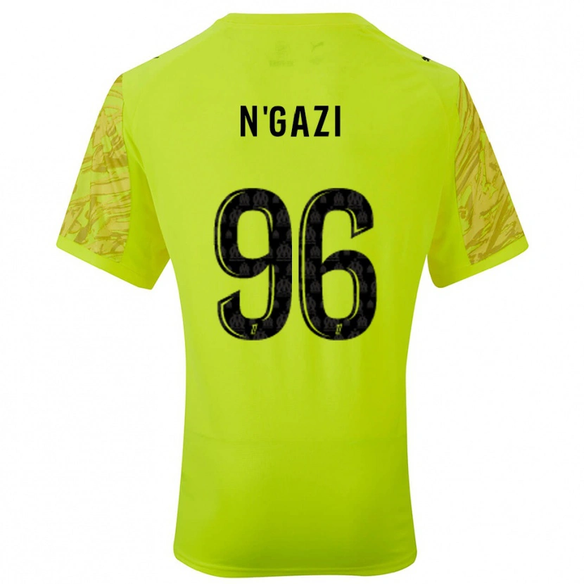 Danxen Kinder Chloé N'gazi #96 Trikot Leuchtgrün Schwarz Torwarttrikot 2025/26 Schweiz