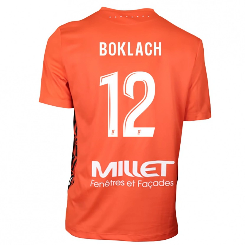 Danxen Kinder Kateryna Boklach #12 Trikot Orange Weiß Torwarttrikot 2025/26 Schweiz