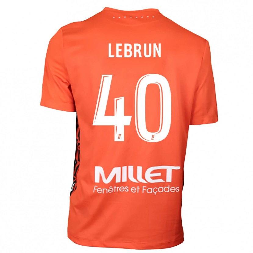 Danxen Kinder Lisa Lebrun #40 Trikot Orange Weiß Torwarttrikot 2025/26 Schweiz