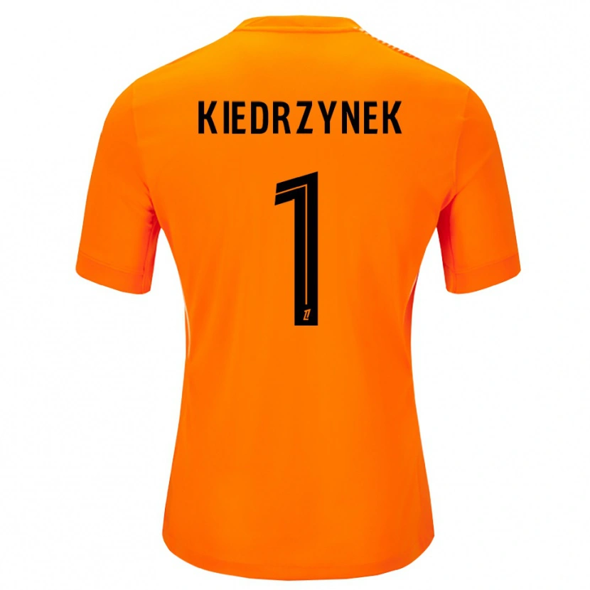 Danxen Kinder Katarzyna Kiedrzynek #1 Trikot Orange Schwarz Torwarttrikot 2025/26 Schweiz