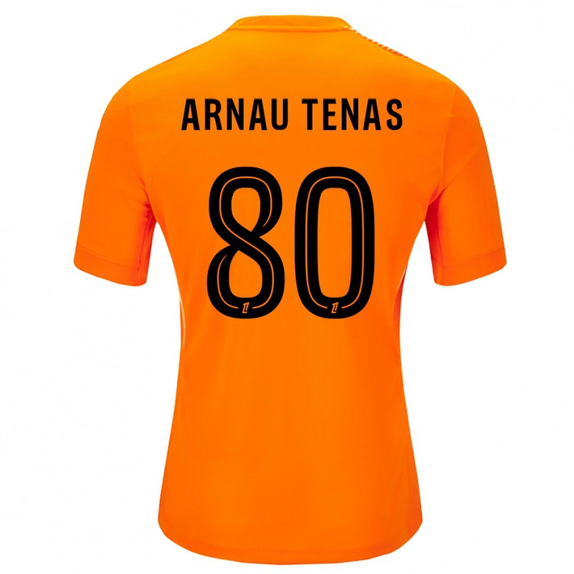 Danxen Kinder Arnau Tenas #80 Trikot Orange Schwarz Torwarttrikot 2025/26 Schweiz