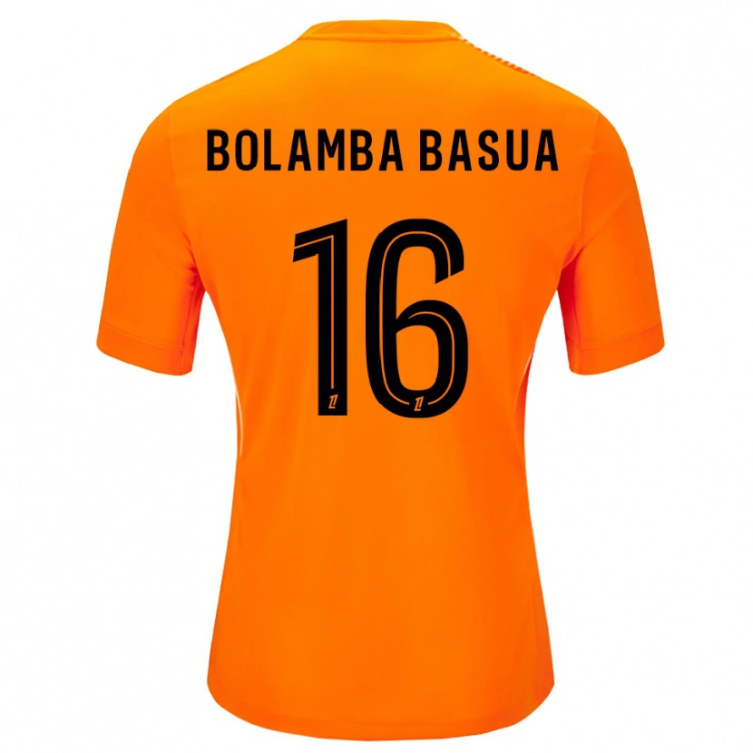 Danxen Kinder Kévin Bolamba Basua #16 Trikot Orange Schwarz Torwarttrikot 2025/26 Schweiz