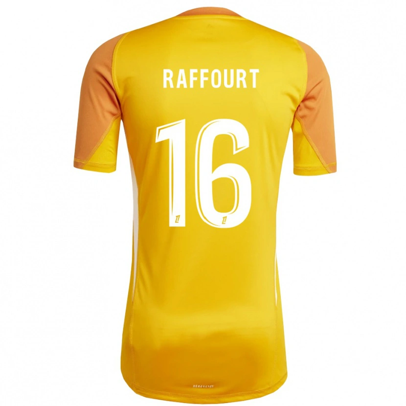 Danxen Kinder Timéo Raffourt #16 Trikot Orange Weiß Torwarttrikot 2025/26 Schweiz