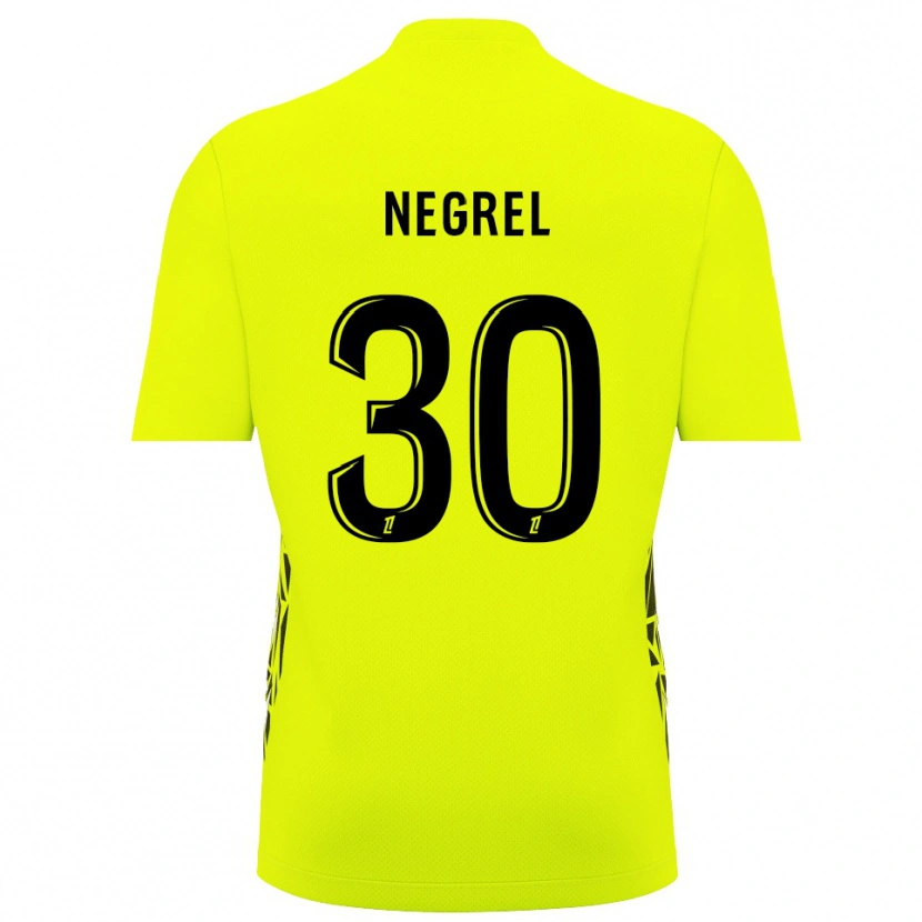 Danxen Kinder Tom Negrel #30 Trikot Leuchtendes Grün Torwarttrikot 2025/26 Schweiz