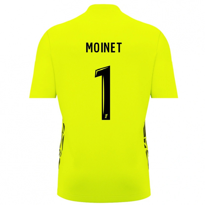 Danxen Kinder Victor Moinet #1 Trikot Leuchtendes Grün Torwarttrikot 2025/26 Schweiz