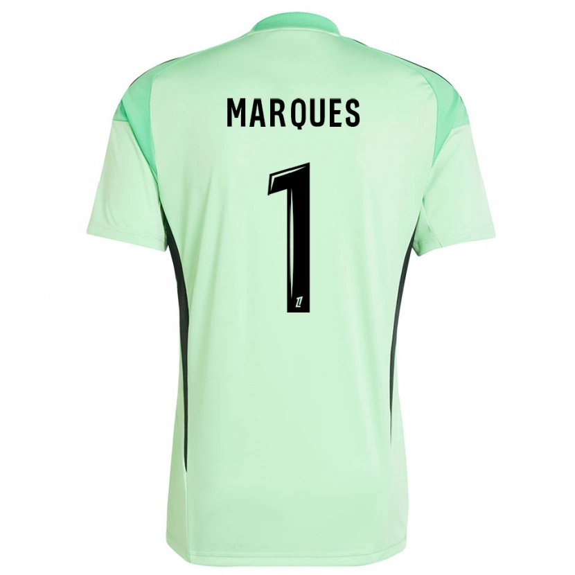 Danxen Kinder Inès Marques #1 Trikot Hellgrün Schwarz Torwarttrikot 2025/26 Schweiz