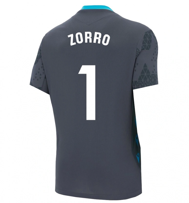 Danxen Kinder Zorro #1 Trikot Dunkelgrau Schwarz Torwarttrikot 2025/26 Schweiz