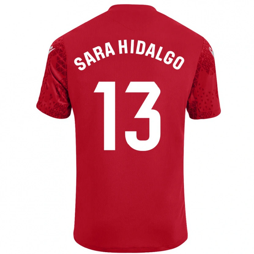 Danxen Kinder Sara Hidalgo Merino #13 Trikot Rot Weiß Torwarttrikot 2025/26 Schweiz