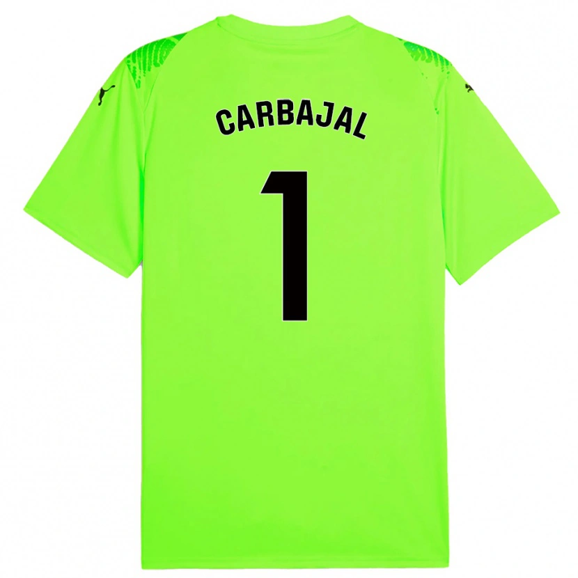 Danxen Kinder Cristina Díaz Carbajal #1 Trikot Rasen Grün Torwarttrikot 2025/26 Schweiz