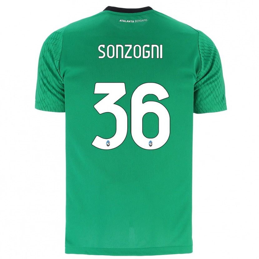 Danxen Kinder Mattia Sonzogni #36 Trikot Smaragdgrün Torwarttrikot 2025/26 Schweiz