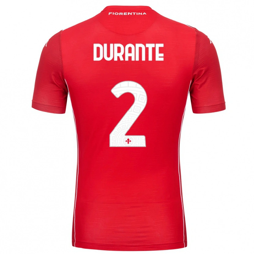 Danxen Kinder Francesca Durante #2 Trikot Rot Weiß Torwarttrikot 2025/26 Schweiz