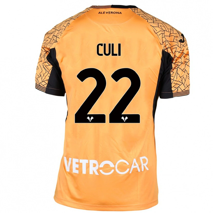 Danxen Kinder Daniel Culi #22 Trikot Orange Schwarz Weiß Torwarttrikot 2025/26 Schweiz