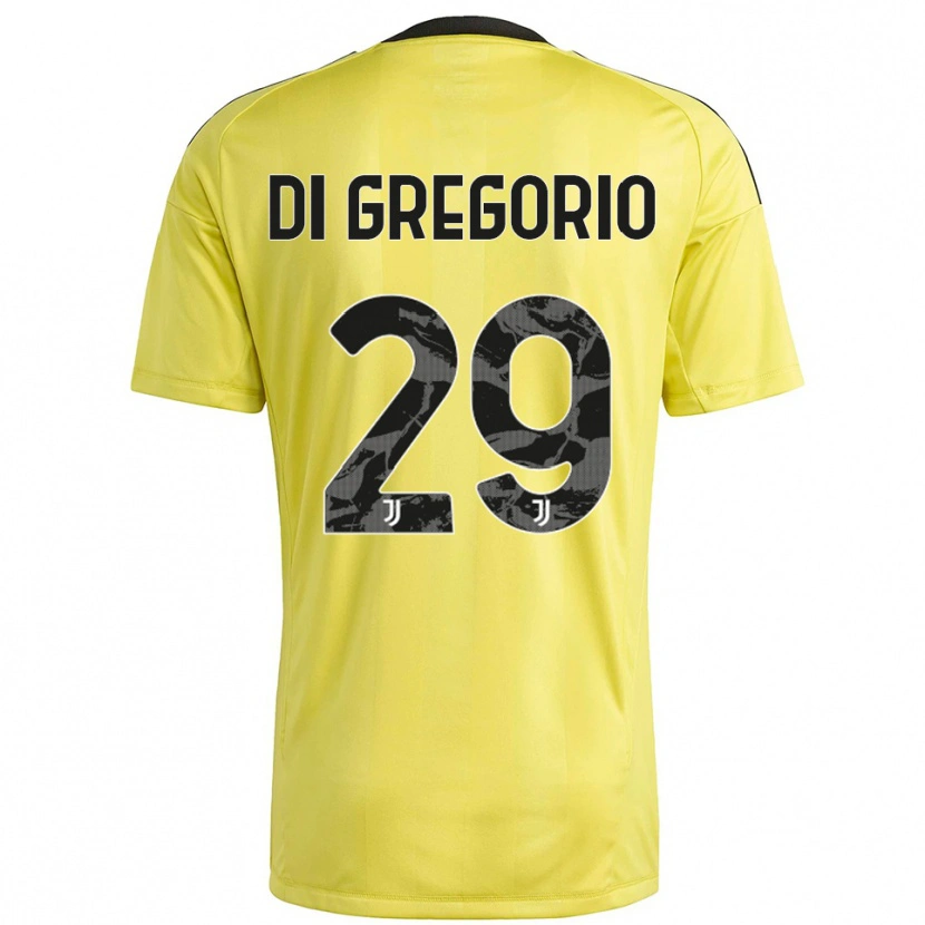 Danxen Kinder Michele Di Gregorio #29 Trikot Gelb Weiß Torwarttrikot 2025/26 Schweiz