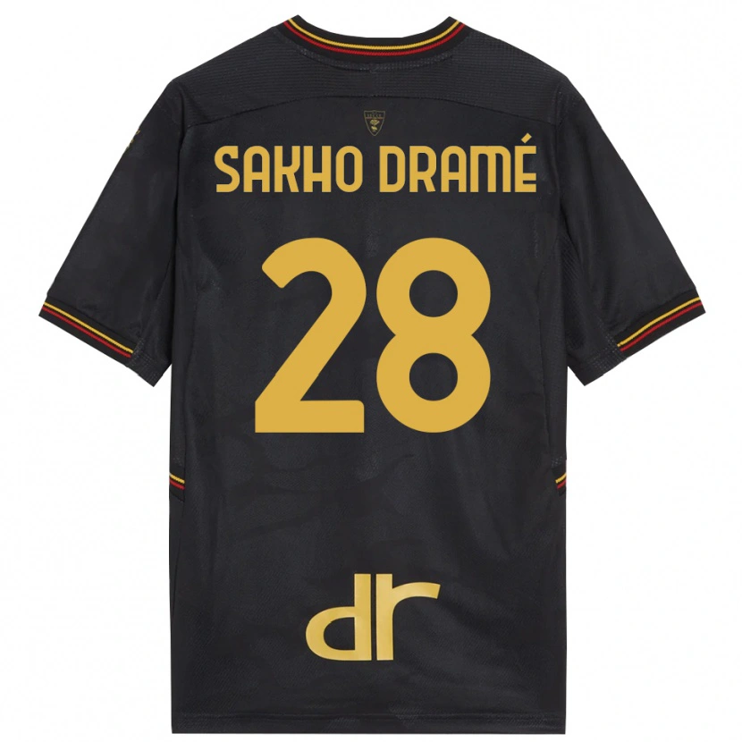 Danxen Kinder Samba Sakho Dramé #28 Trikot Schwarz Braun Torwarttrikot 2025/26 Schweiz