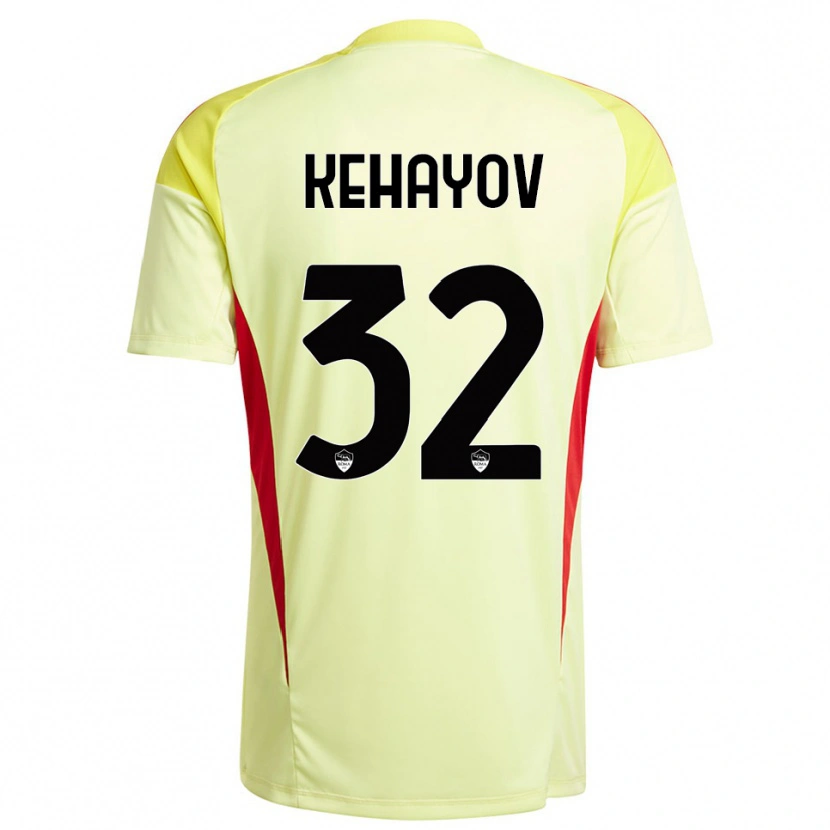Danxen Kinder Atanas Kehayov #32 Trikot Hellgelb Orange Torwarttrikot 2025/26 Schweiz