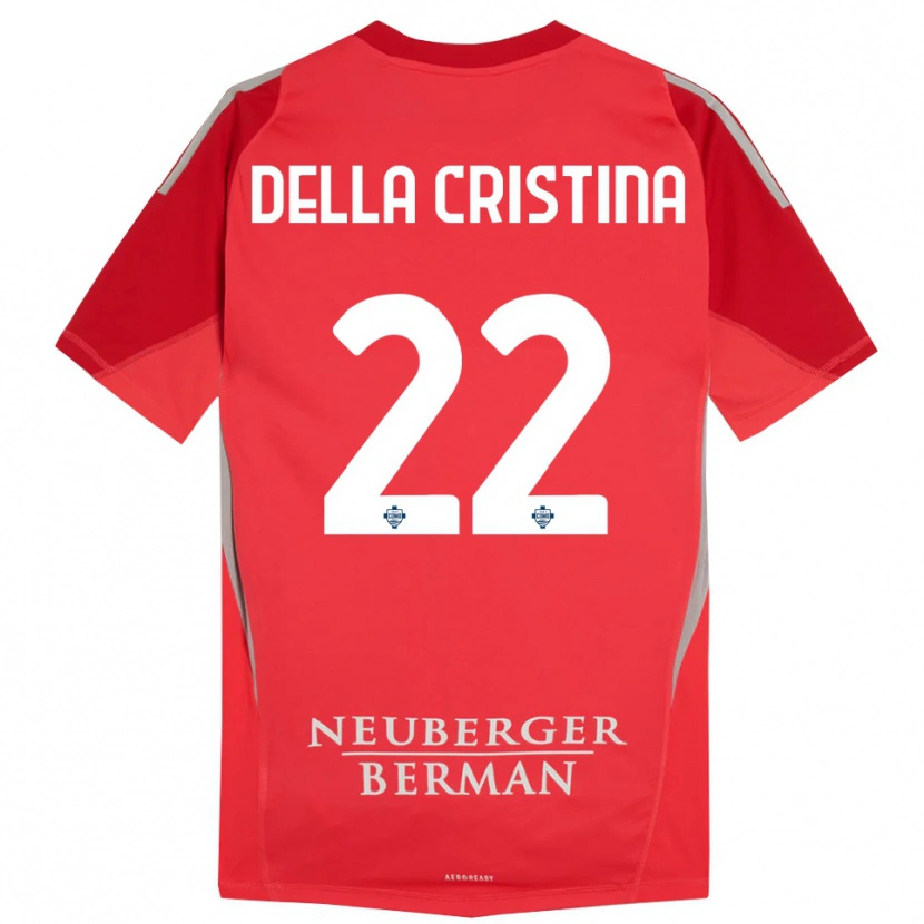 Danxen Kinder Stefano Della Cristina #22 Trikot Rot Grau Torwarttrikot 2025/26 Schweiz