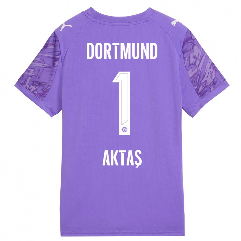 Danxen Kinder Yılmaz Aktaş #1 Trikot Flieder Weiß Torwarttrikot 2025/26 Schweiz