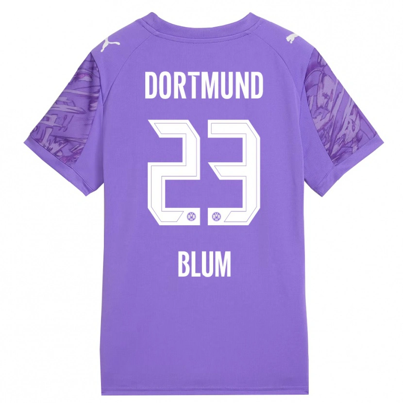 Danxen Kinder Caroline Blum #23 Trikot Flieder Weiß Torwarttrikot 2025/26 Schweiz