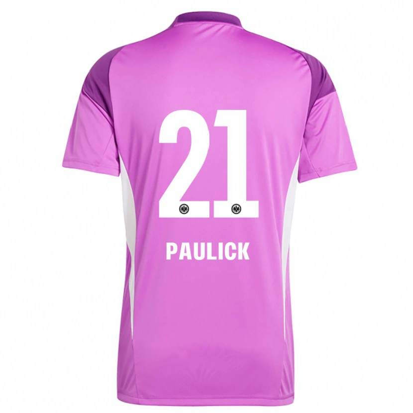 Danxen Kinder Lea Paulick #21 Trikot Flieder Weiß Torwarttrikot 2025/26 Schweiz