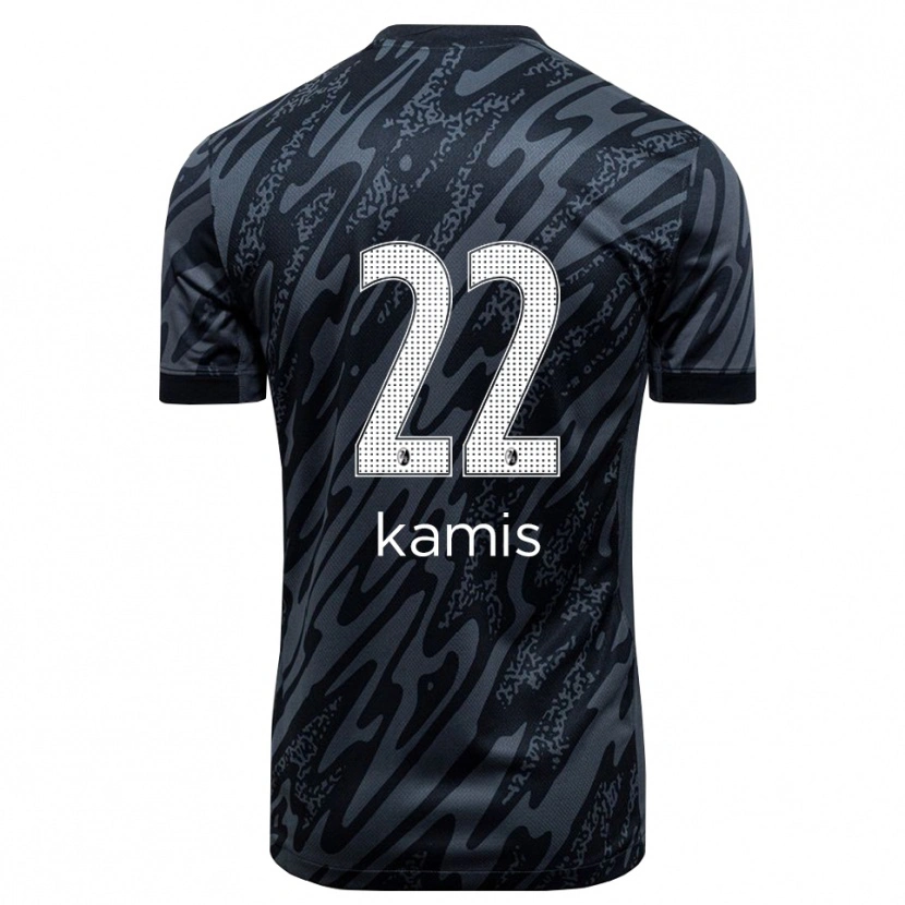 Danxen Kinder Marcel Kamis #22 Trikot Schwarz Weiß Torwarttrikot 2025/26 Schweiz