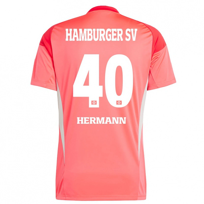 Danxen Kinder Hannes Hermann #40 Trikot Rot Orange Torwarttrikot 2025/26 Schweiz