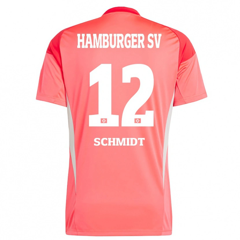 Danxen Kinder Bennet Schmidt #12 Trikot Rot Orange Torwarttrikot 2025/26 Schweiz