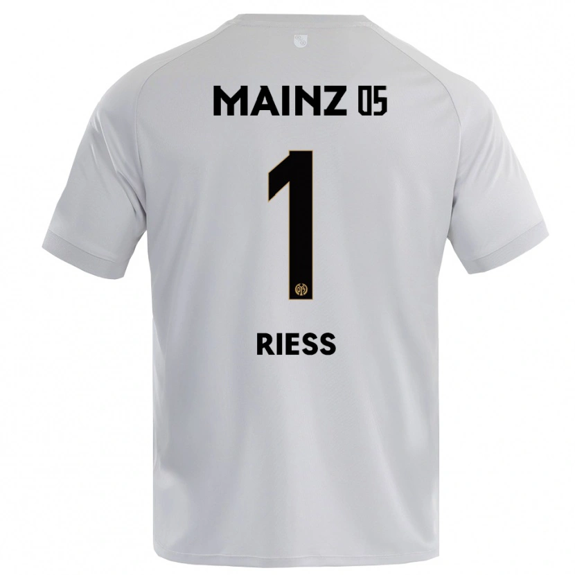 Danxen Kinder Lasse Rieß #1 Trikot Hellgrau Blau Torwarttrikot 2025/26 Schweiz