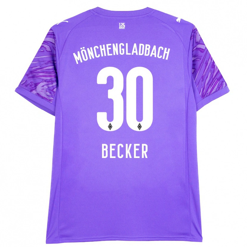 Danxen Kinder Benjamin Becker #30 Trikot Flieder Weiß Torwarttrikot 2025/26 Schweiz