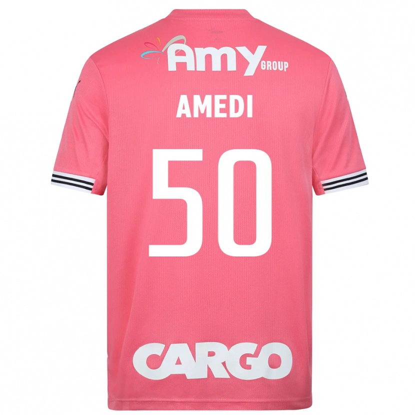 Danxen Kinder Roie Amedi #50 Trikot Pink Weiß Torwarttrikot 2025/26 Schweiz