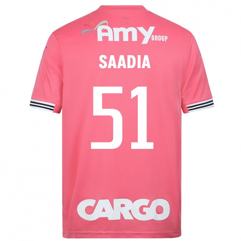 Danxen Kinder Shalev Saadia #51 Trikot Pink Weiß Torwarttrikot 2025/26 Schweiz