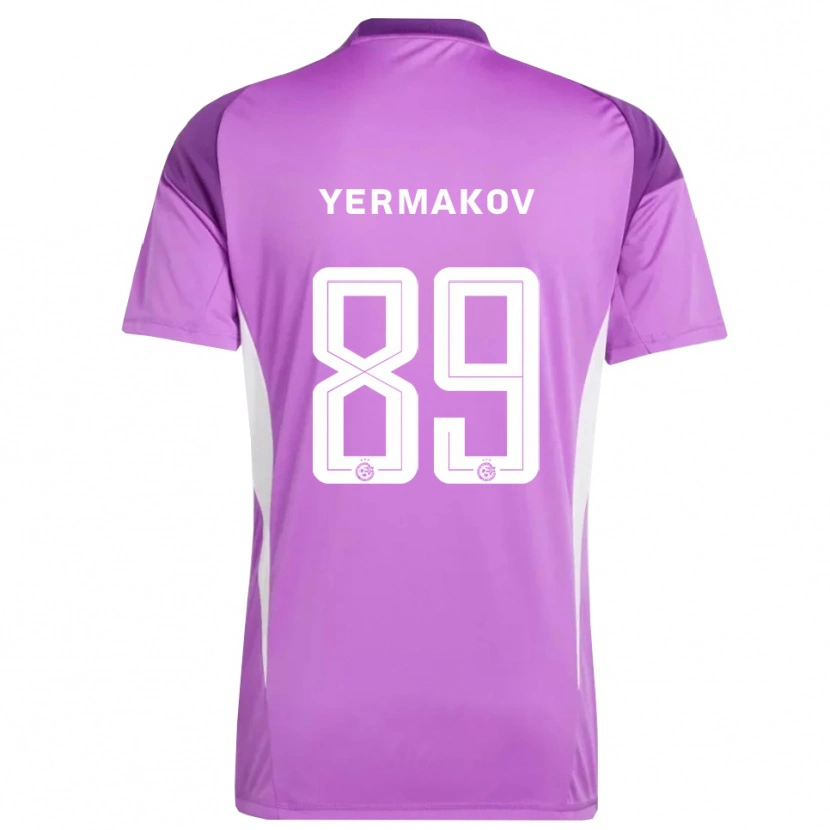 Danxen Kinder Georgiy Yermakov #89 Trikot Flieder Lila Torwarttrikot 2025/26 Schweiz