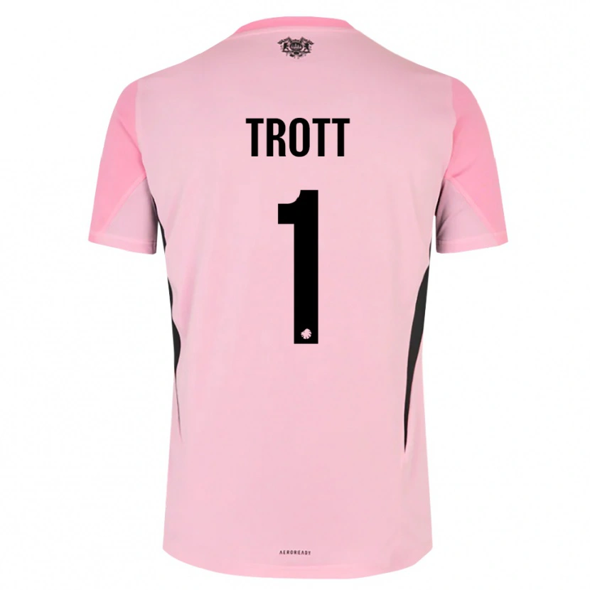 Danxen Kinder Nathan Trott #1 Trikot Pink Schwarz Torwarttrikot 2025/26 Schweiz