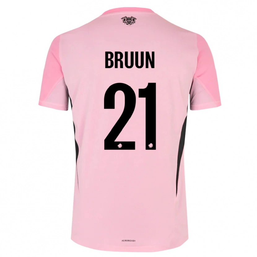 Danxen Kinder Alfred Bruun #21 Trikot Pink Schwarz Torwarttrikot 2025/26 Schweiz