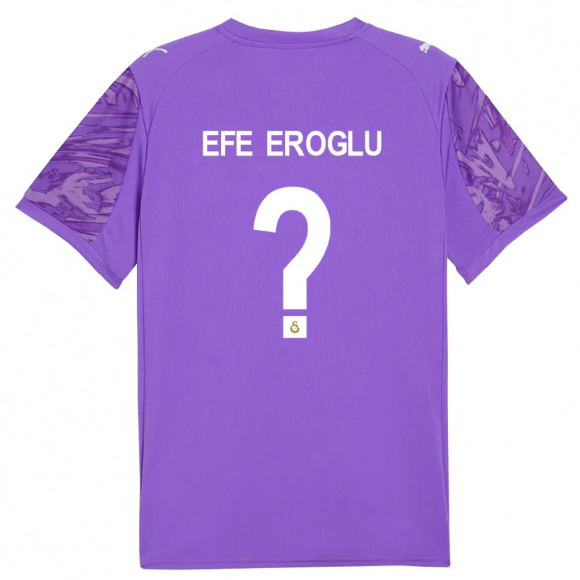 Danxen Kinder Cem Efe Eroğlu #0 Trikot Lila Weiß Torwarttrikot 2025/26 Schweiz
