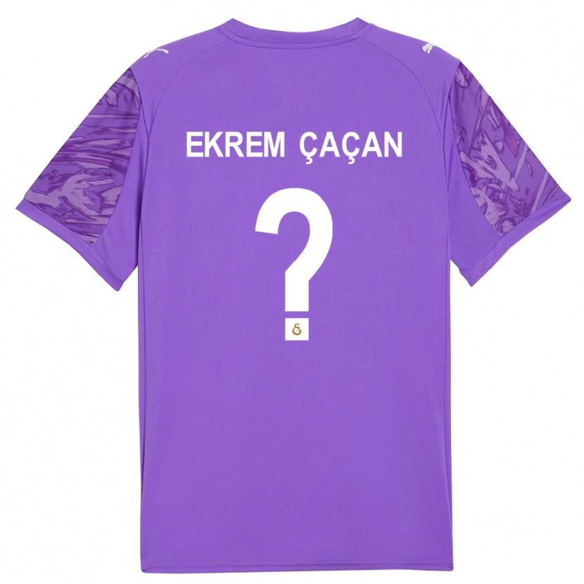 Danxen Kinder Yağız Ekrem Çaçan #0 Trikot Lila Weiß Torwarttrikot 2025/26 Schweiz