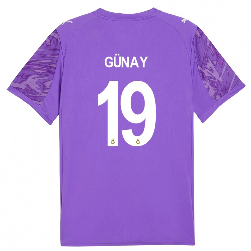 Danxen Kinder Günay Güvenç #19 Trikot Lila Weiß Torwarttrikot 2025/26 Schweiz