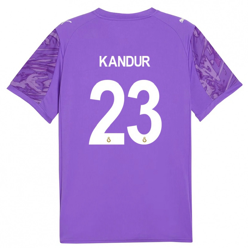 Danxen Kinder Müge Kandur #23 Trikot Lila Weiß Torwarttrikot 2025/26 Schweiz