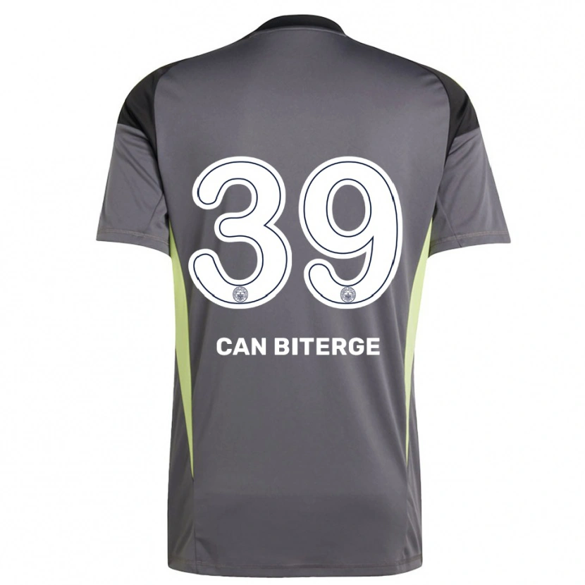 Danxen Kinder Engin Can Biterge #39 Trikot Dunkelgrau Schwarz Torwarttrikot 2025/26 Schweiz