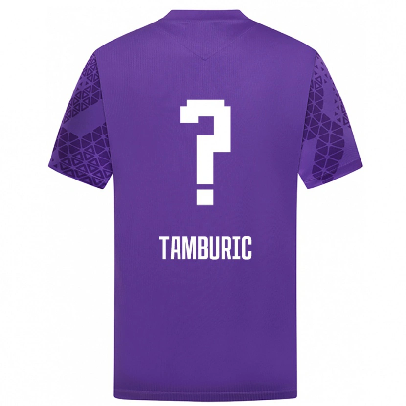 Danxen Kinder Vukasin Tamburic #0 Trikot Indigo Weiß Torwarttrikot 2025/26 Schweiz