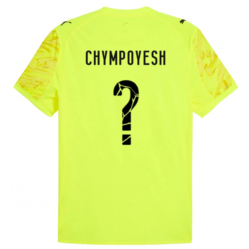 Danxen Kinder Vladyslav Chympoyesh #0 Trikot Grün Gelb Torwarttrikot 2025/26 Schweiz