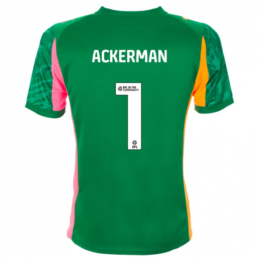 Danxen Herren Emily Ackerman #1 Trikot Grün Orange Torwarttrikot 2025/26 Schweiz