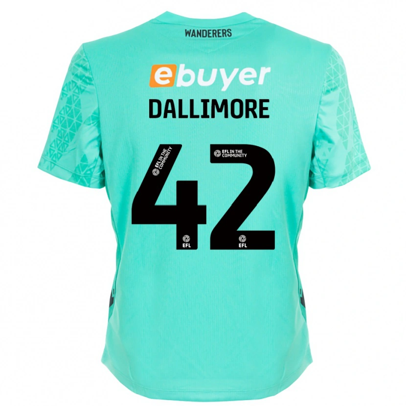 Danxen Herren Jack Dallimore #42 Trikot Aqua Schwarz Torwarttrikot 2025/26 Schweiz