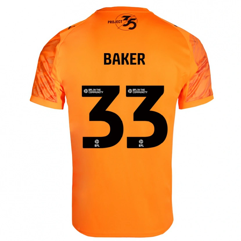 Danxen Herren Zak Baker #33 Trikot Orange Schwarz Torwarttrikot 2025/26 Schweiz
