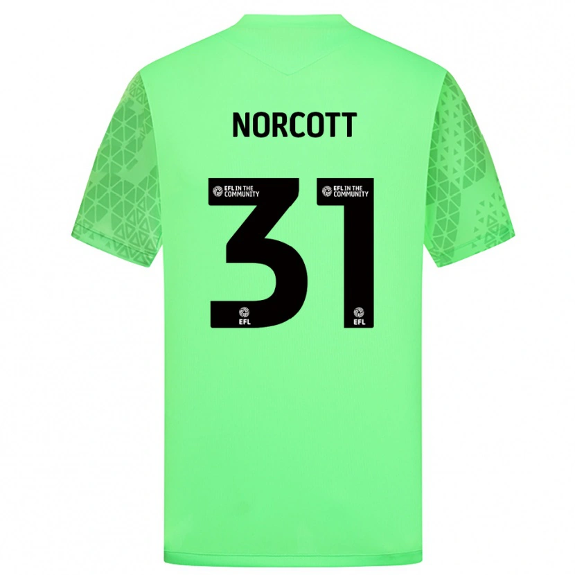 Danxen Herren Tom Norcott #31 Trikot Hellgrün Torwarttrikot 2025/26 Schweiz