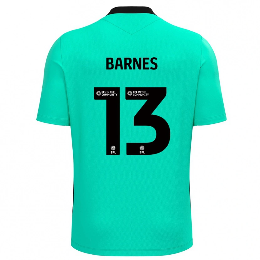 Danxen Herren Callum Barnes #13 Trikot Türkis Torwarttrikot 2025/26 Schweiz