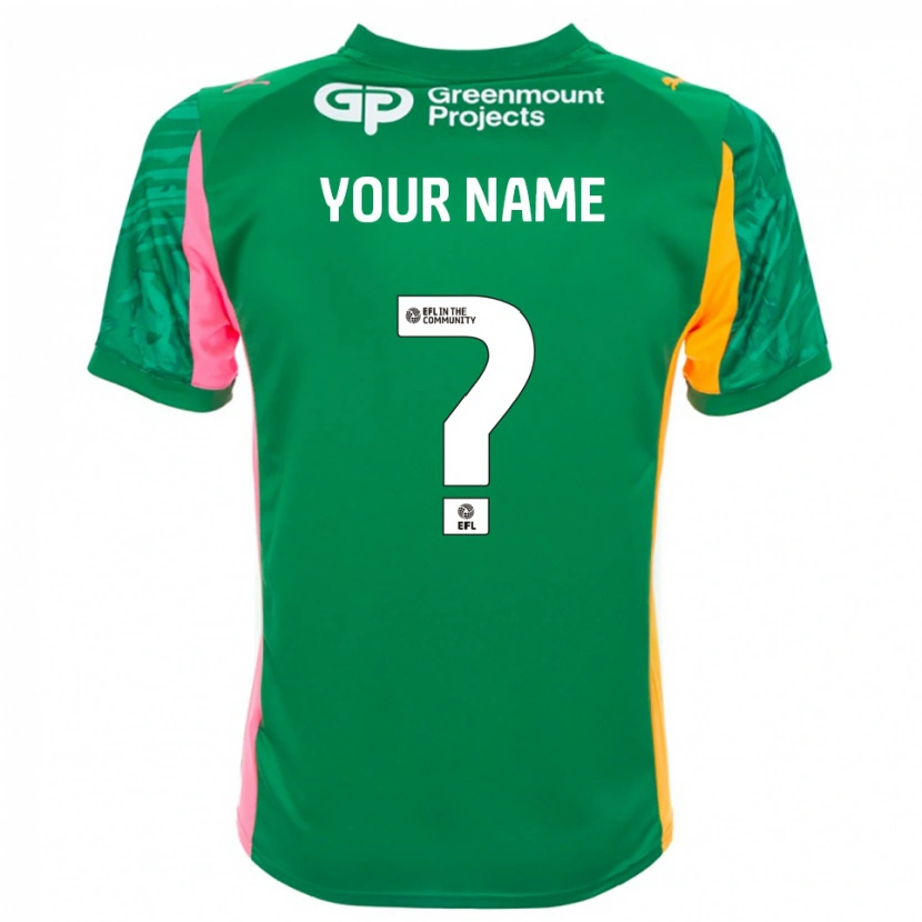 Danxen Herren Wigan Athletic Trikot Grün Rosa Orange Torwarttrikot 2025/26 Schweiz