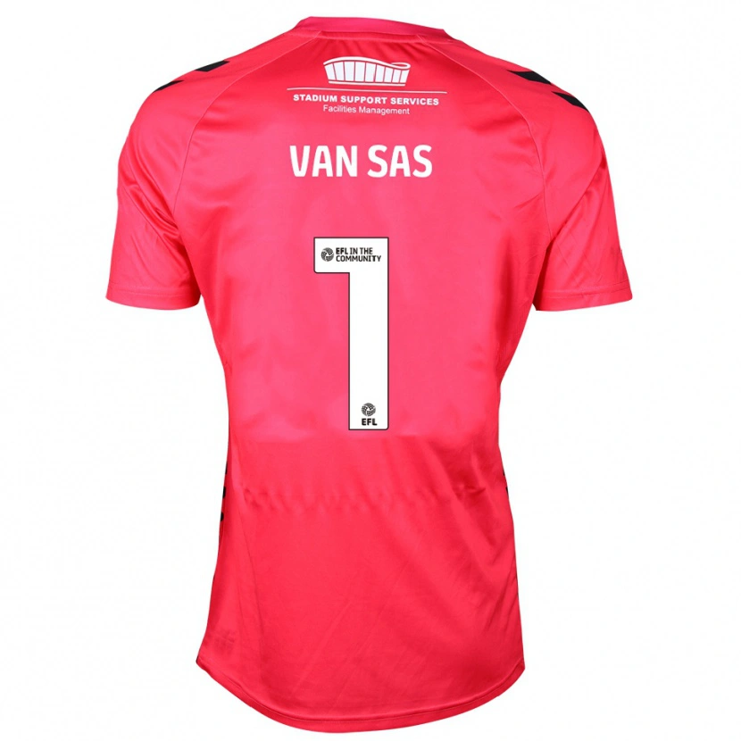 Danxen Herren Mikki van Sas #1 Trikot Rot Weiß Torwarttrikot 2025/26 Schweiz