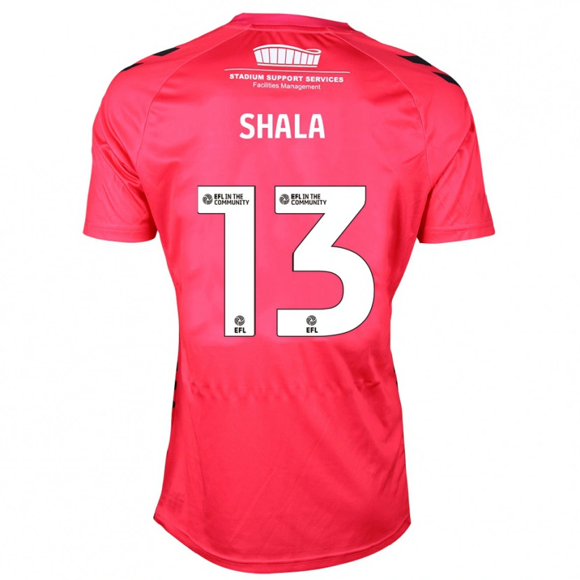 Danxen Herren Laurence Shala #13 Trikot Rot Weiß Torwarttrikot 2025/26 Schweiz