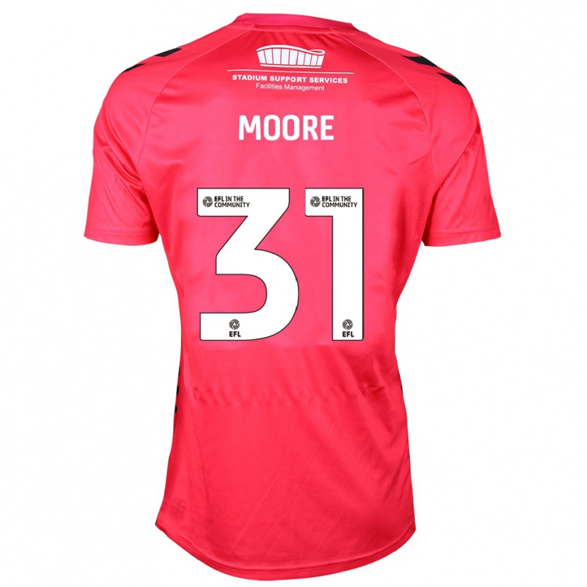 Danxen Herren Stuart Moore #31 Trikot Rot Weiß Torwarttrikot 2025/26 Schweiz
