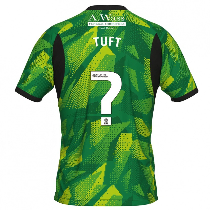 Danxen Herren Jacob Tuft #0 Trikot Grün Schwarz Torwarttrikot 2025/26 Schweiz